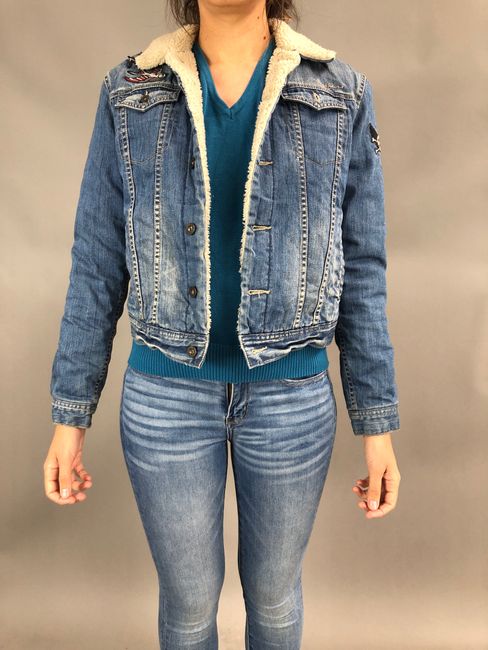Chamarra de piel pepe jeans hot sale