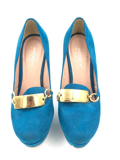 Zapatos azules andrea hot sale